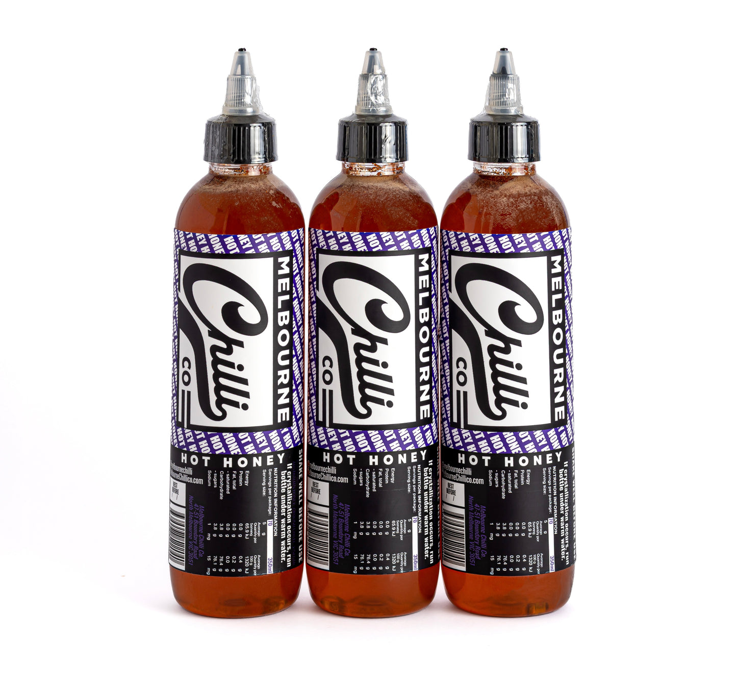 HOT HONEY x3 Squeeze Bottles