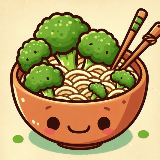 MISO NOODLES WITH BROCCOLI