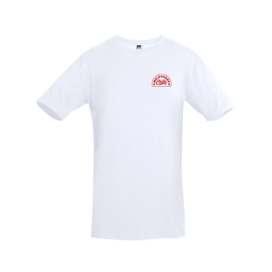 T Shirt White (Red Logo)