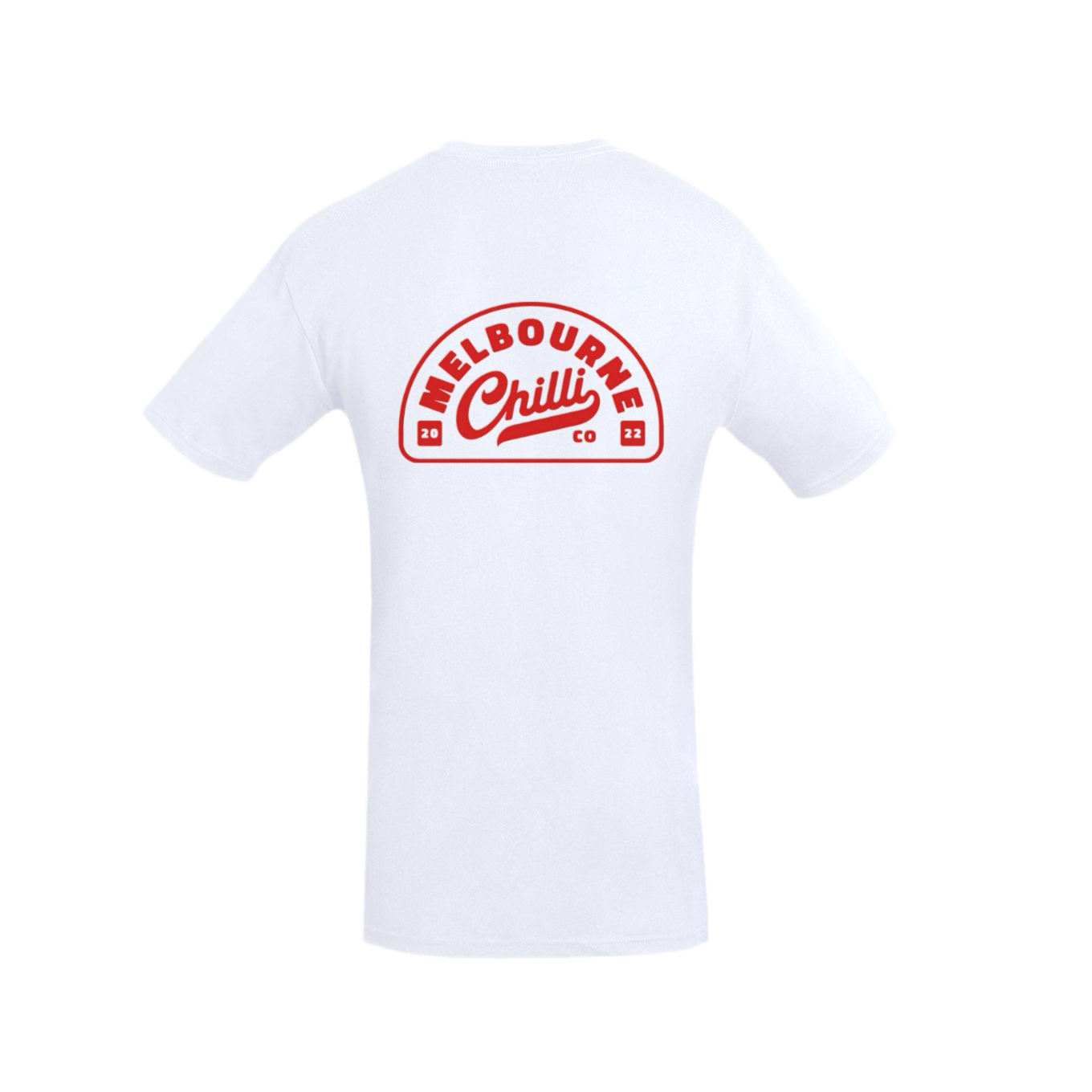 T Shirt White (Red Logo)