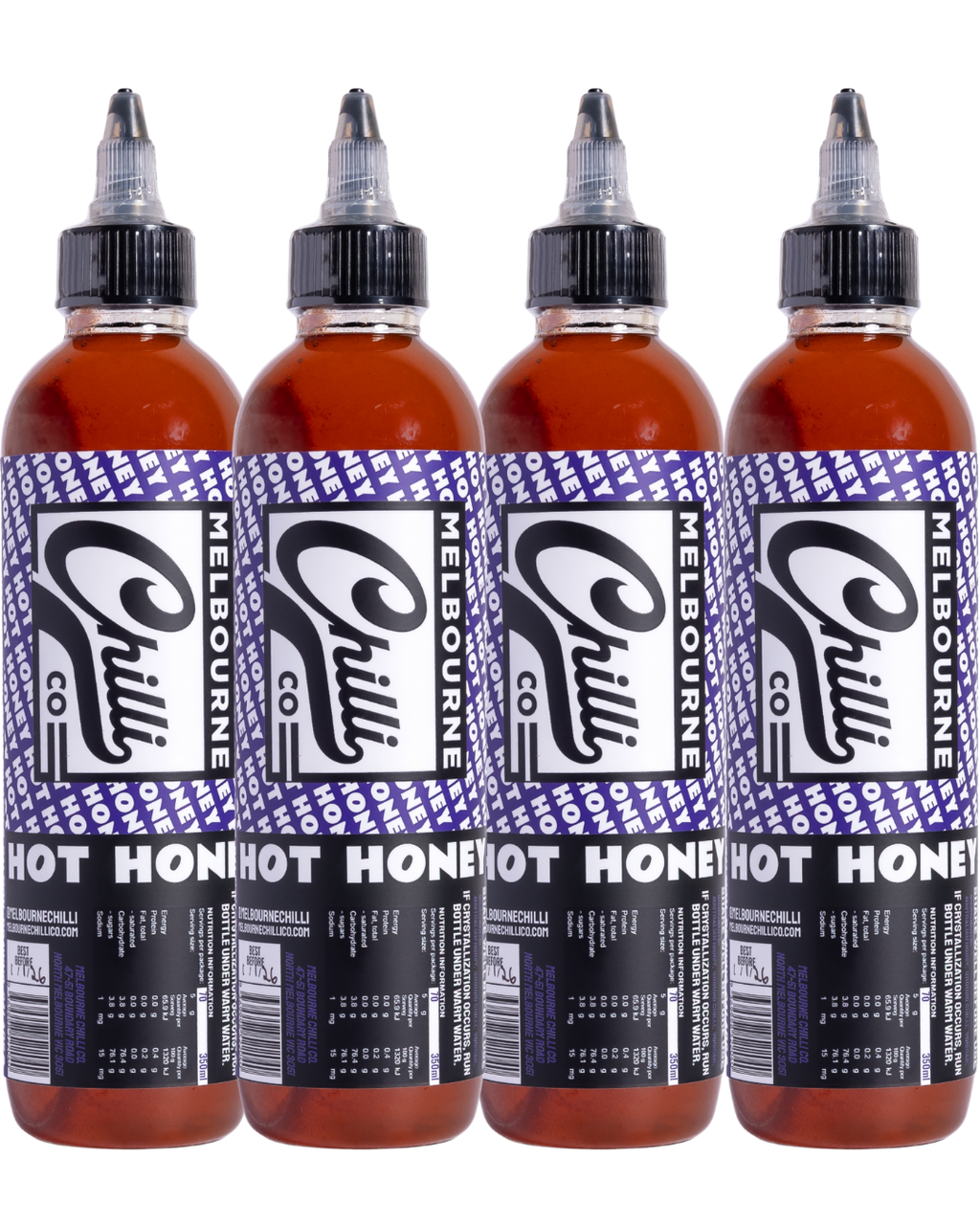 HOT HONEY x4 Squeeze Bottles