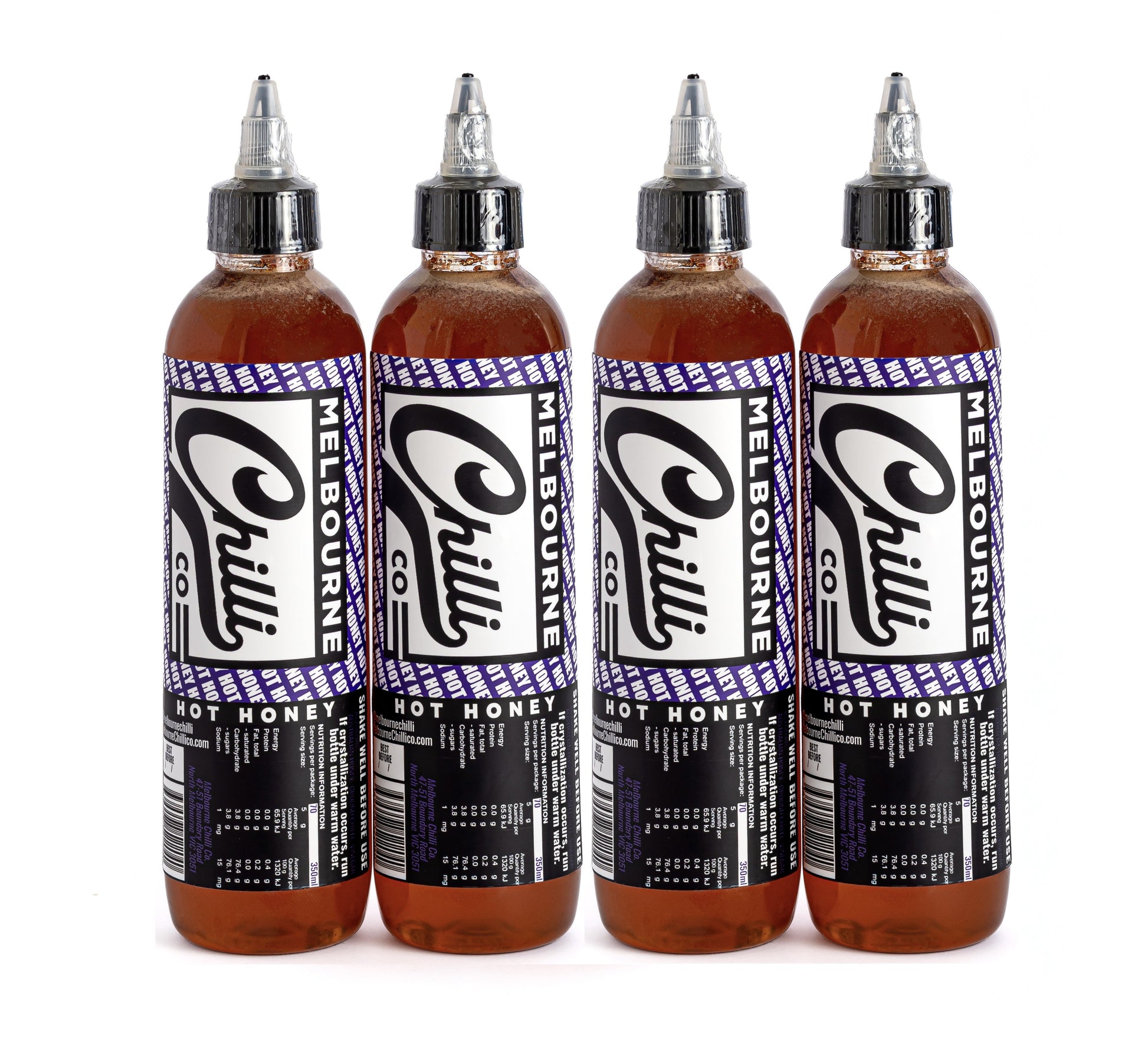 HOT HONEY x4 Squeeze Bottles